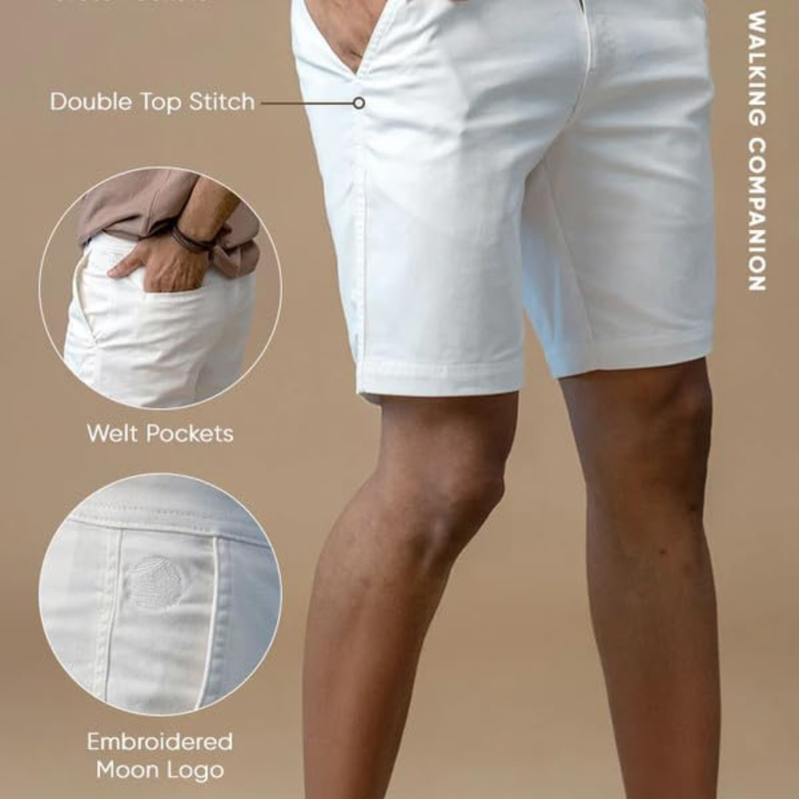 Men's Sleek Solid Casual Shorts