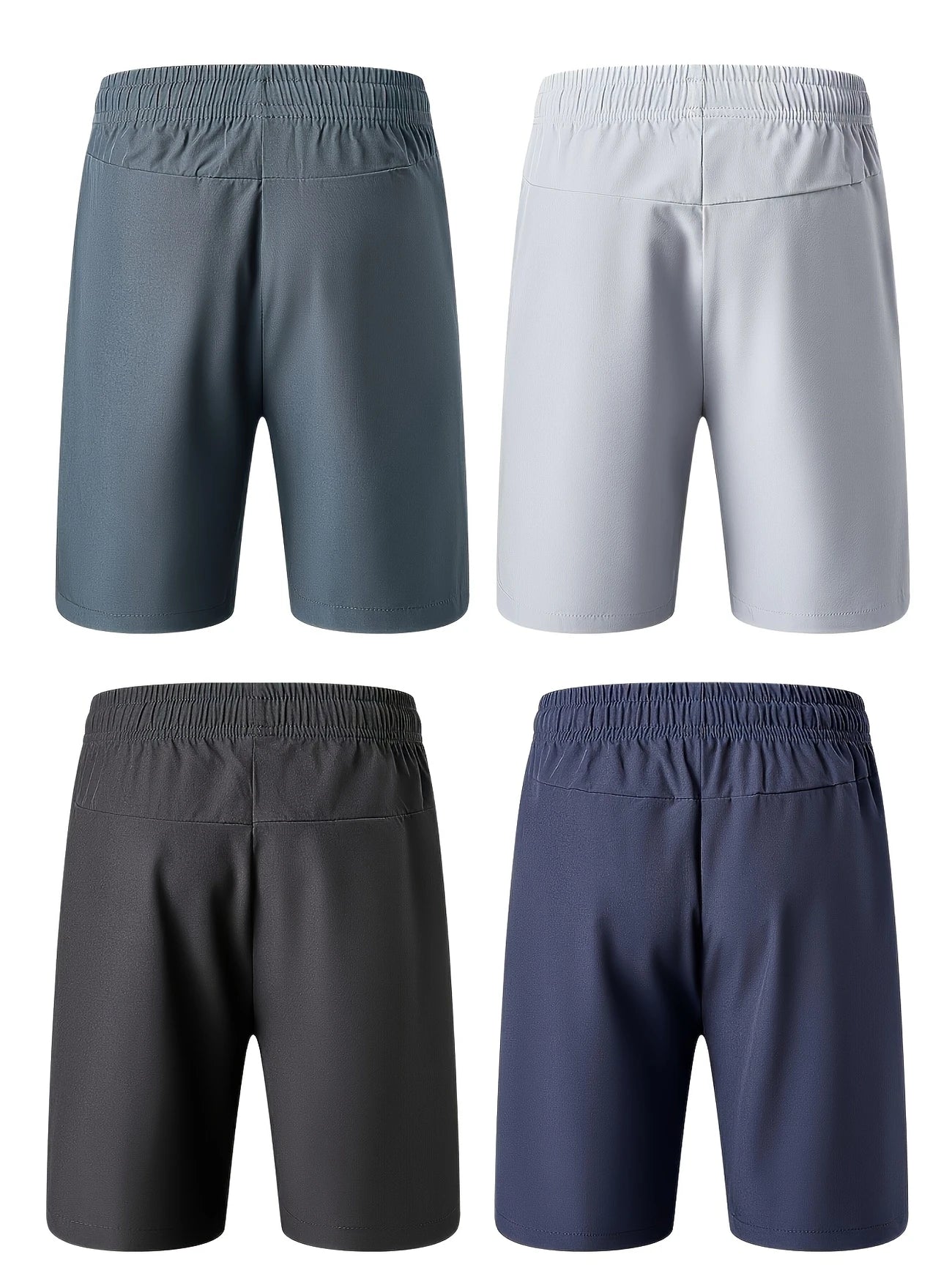 Stretchable Cotton Shorts (Combo of 4)