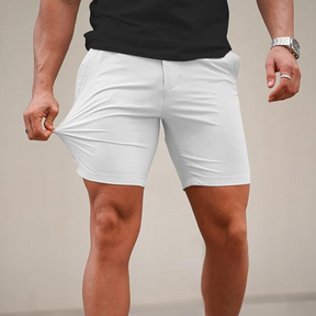 Men's Sleek Solid Casual Shorts