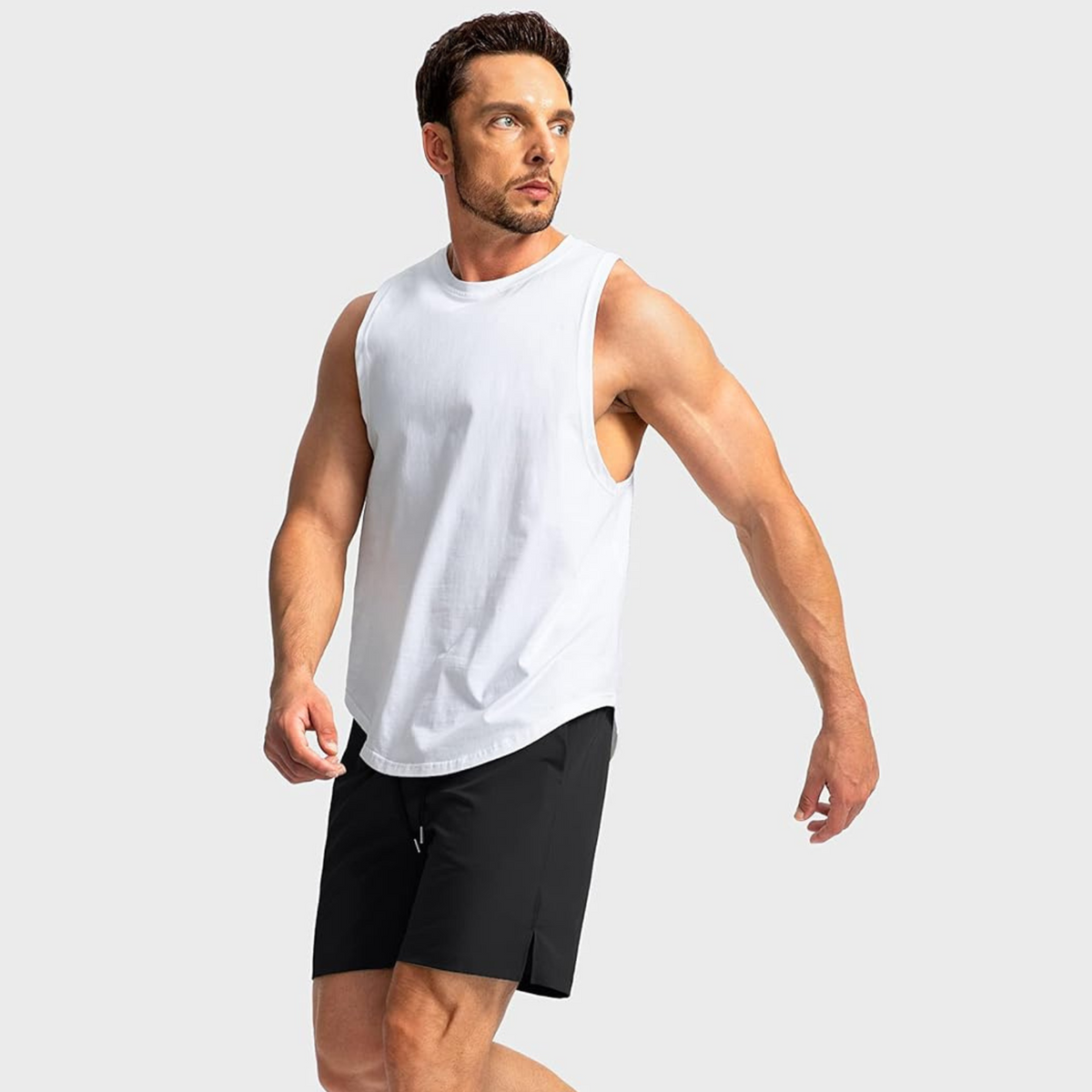 Men's Sleek Solid Casual Shorts