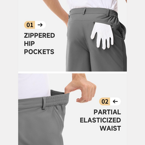 Men's Sleek Solid Casual Shorts